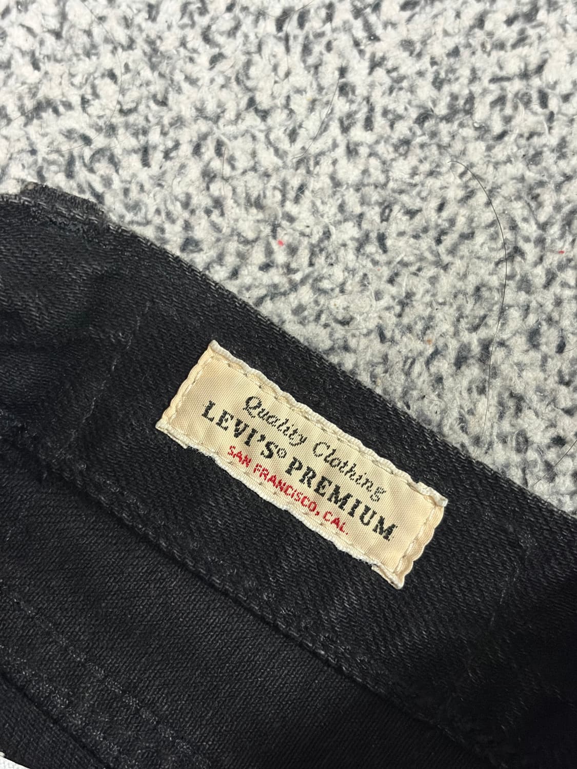 리바이스 프리미엄 커스텀 빈티지 517 흑청 데님 상품이미지5