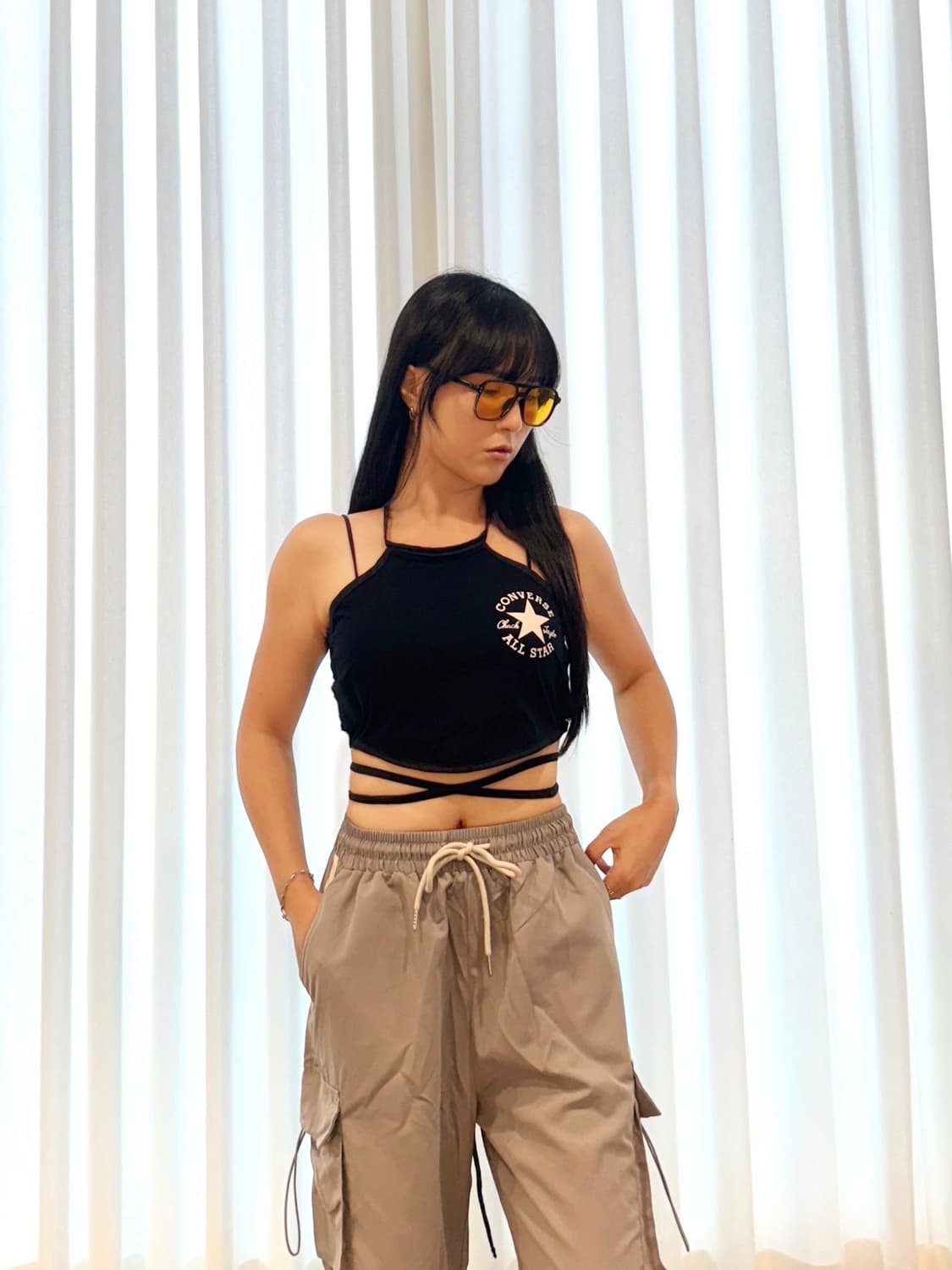 🖤 컨버스 스트랩 크롭탑 🖤 상품이미지4