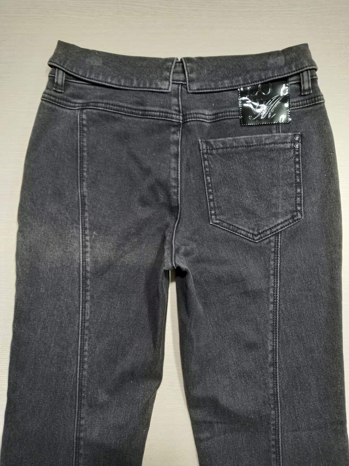 28 MindBridge  스판 테이퍼드진 블랙 28-876 상품이미지4