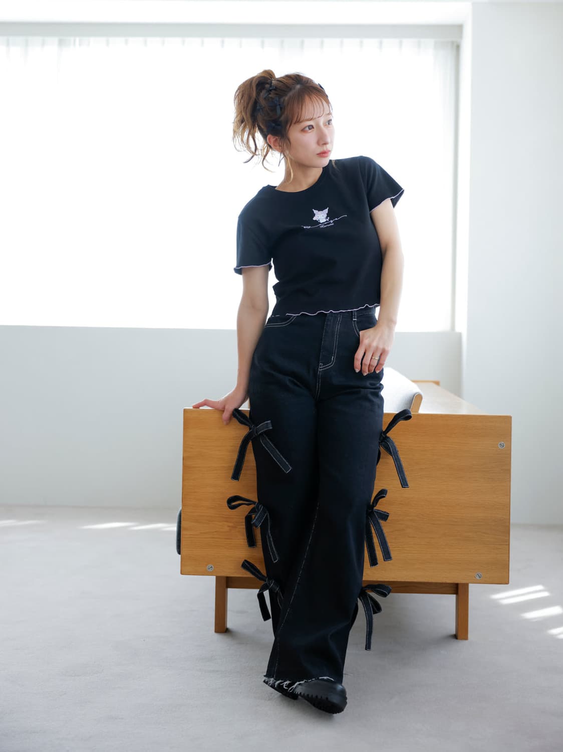 [미개봉신품] 시나모롤 ange charme 멜로치비 티셔츠 상품이미지6