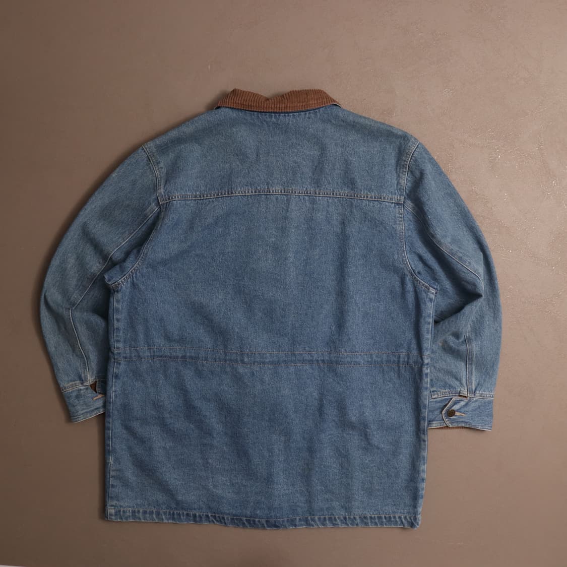 90's 데님앤코 코듀로이카라 커버올 자켓 A1702 상품이미지6