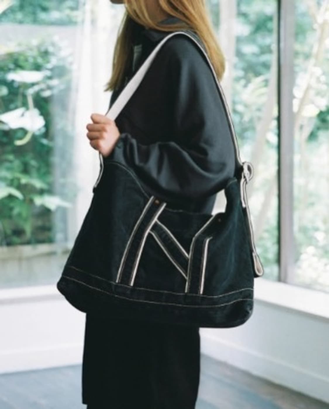 나이스네스 L.Lesh 숄더 토트백 블랙 상품이미지2