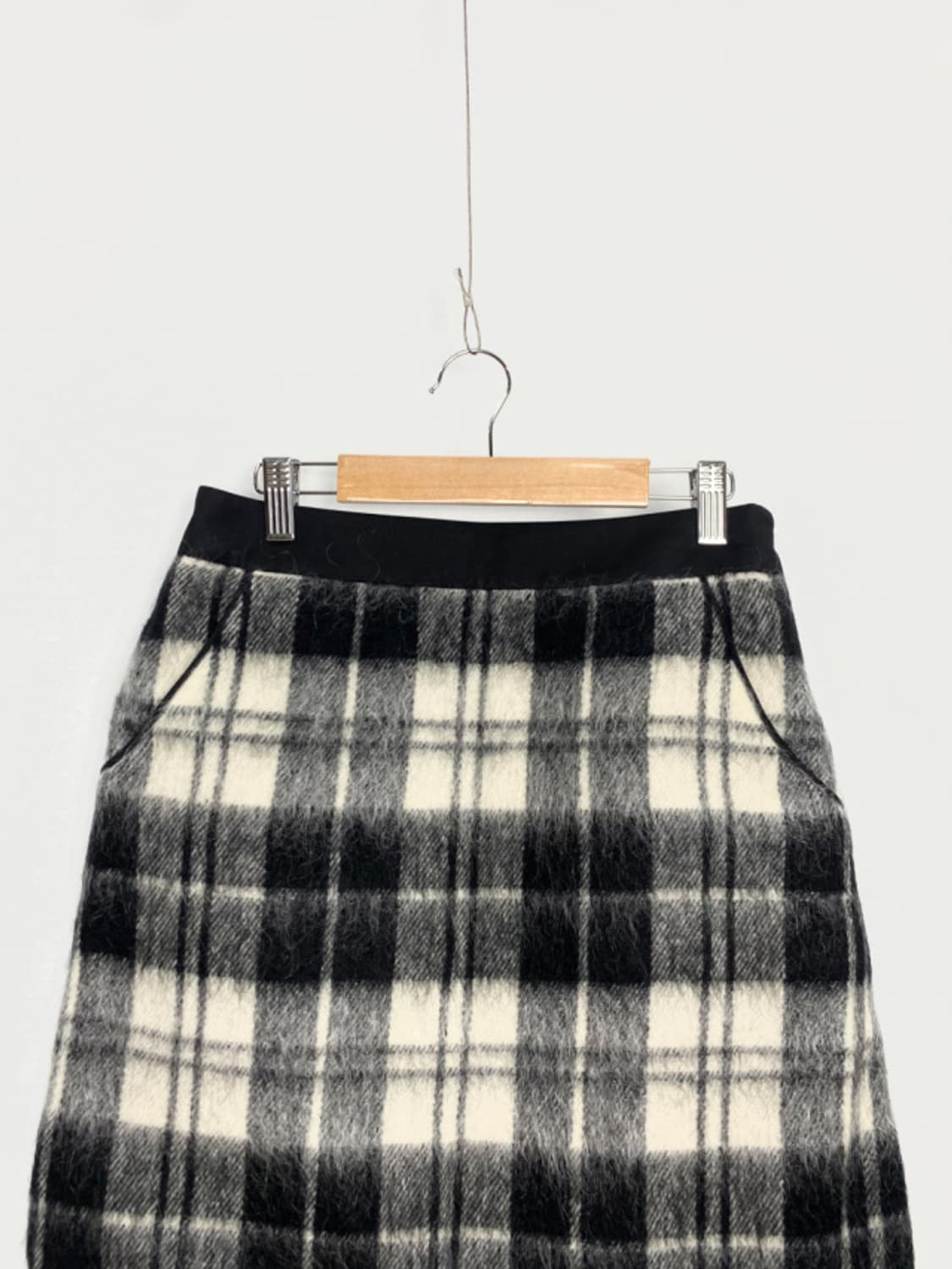  UNITED ARROWS mohair check skirt 상품이미지5