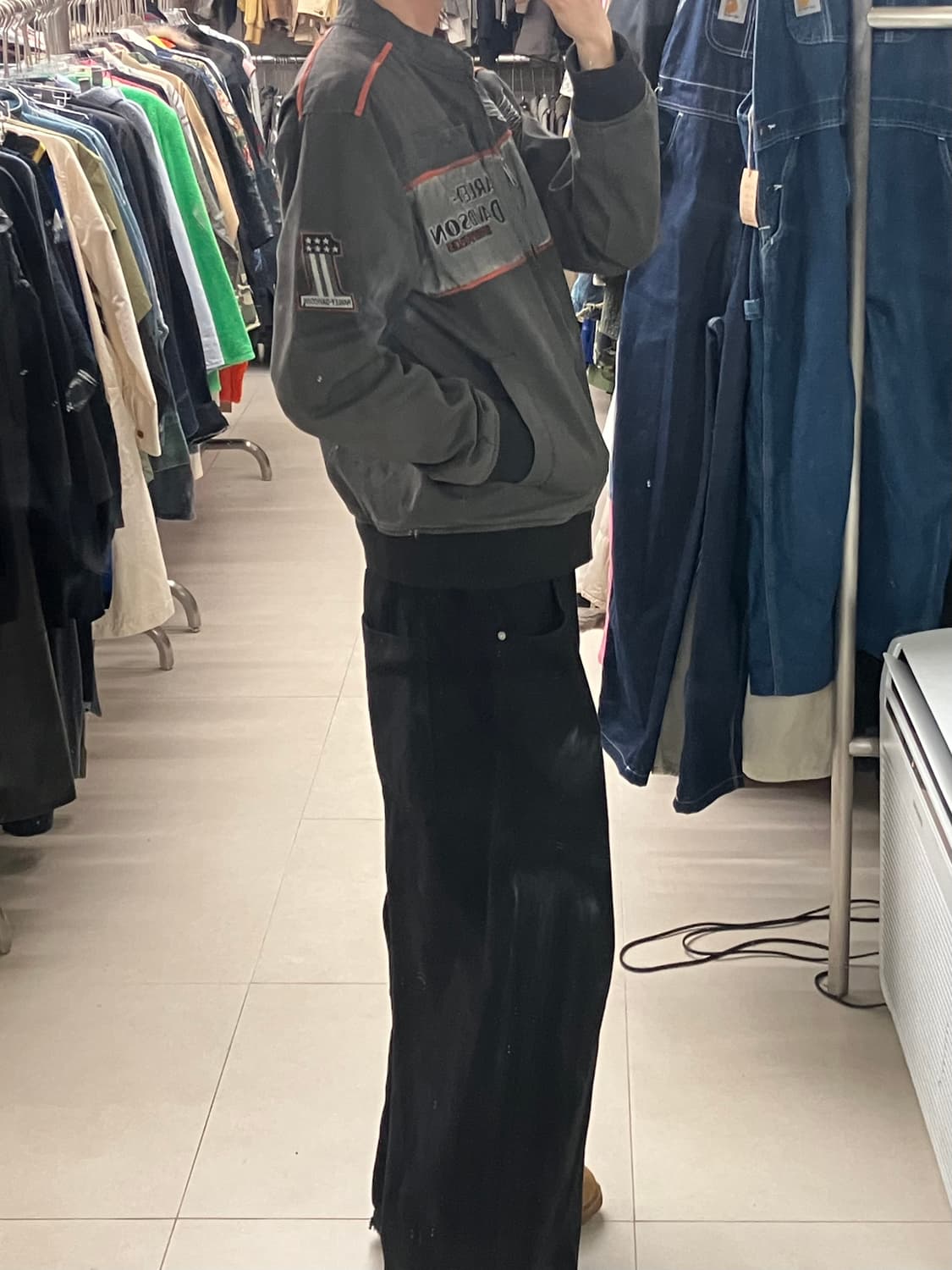 할리데이비슨 모터사이클 코튼 레이싱 자켓 S 상품이미지10