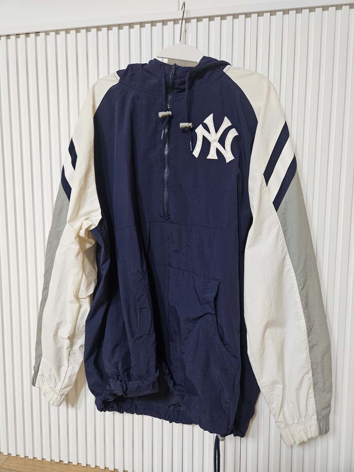 (XL/상태최상) 미첼앤네스 뉴욕양키스 네이비 아노락(자수 모델) 상품이미지2