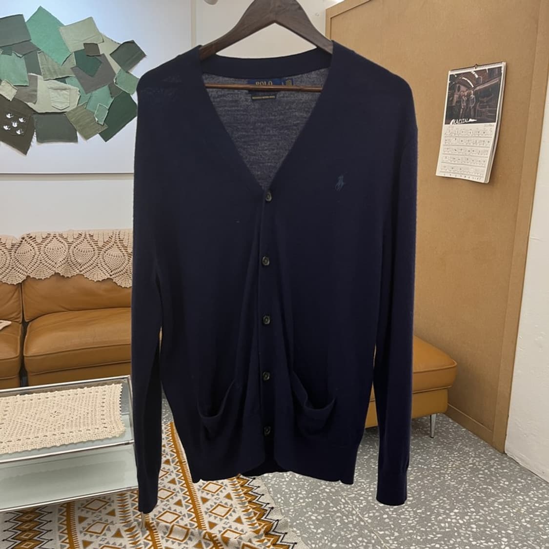 폴로 랄프로렌 빈티지 모던 캐주얼 여리핏 가디건 L C10593 상품이미지3