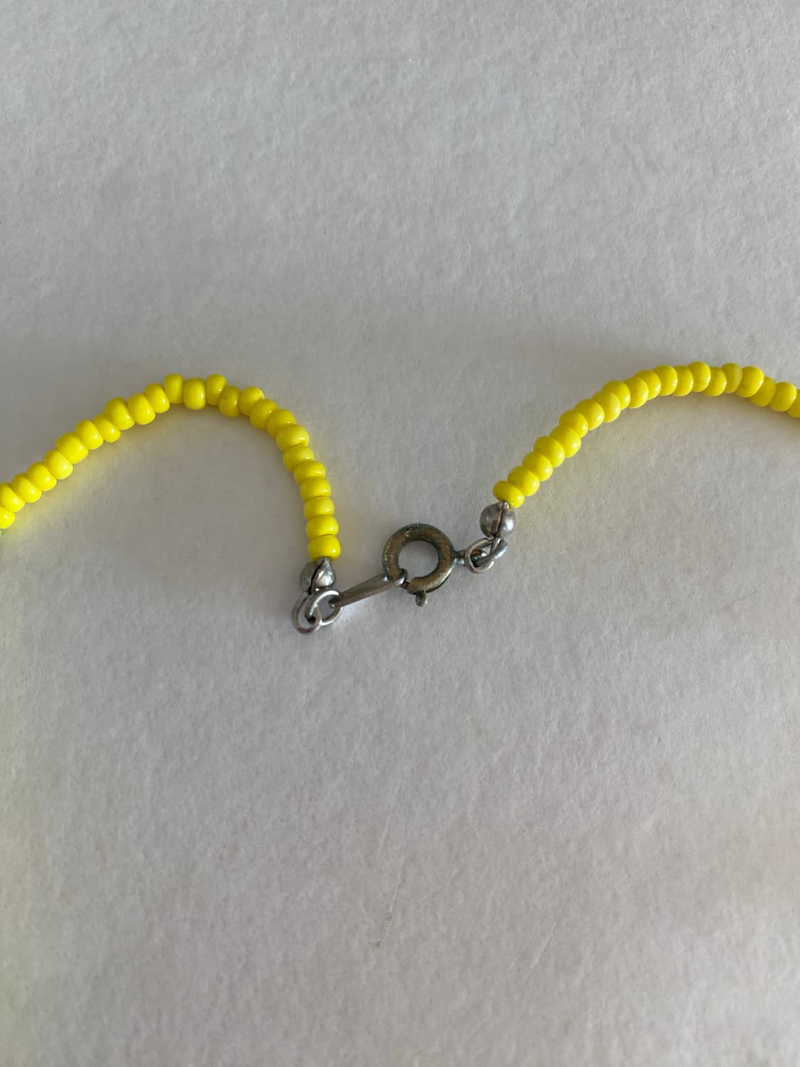 B급 할인 비즈 노랑 목걸이 2 개 일괄 상품이미지2