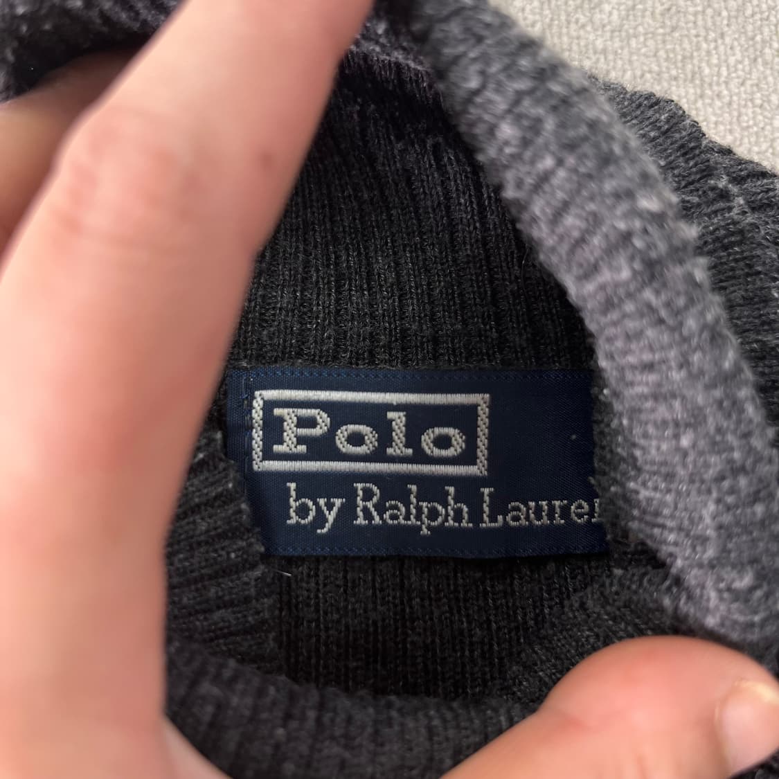 W 90 폴로랄프로렌 터틀넥 골지 니트 상품이미지3