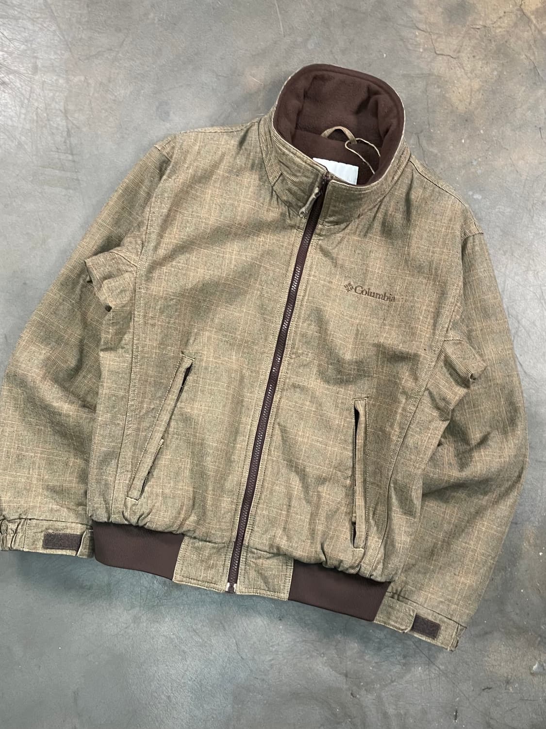 컬럼비아 글렌 체크 봄버 자켓 상품이미지2