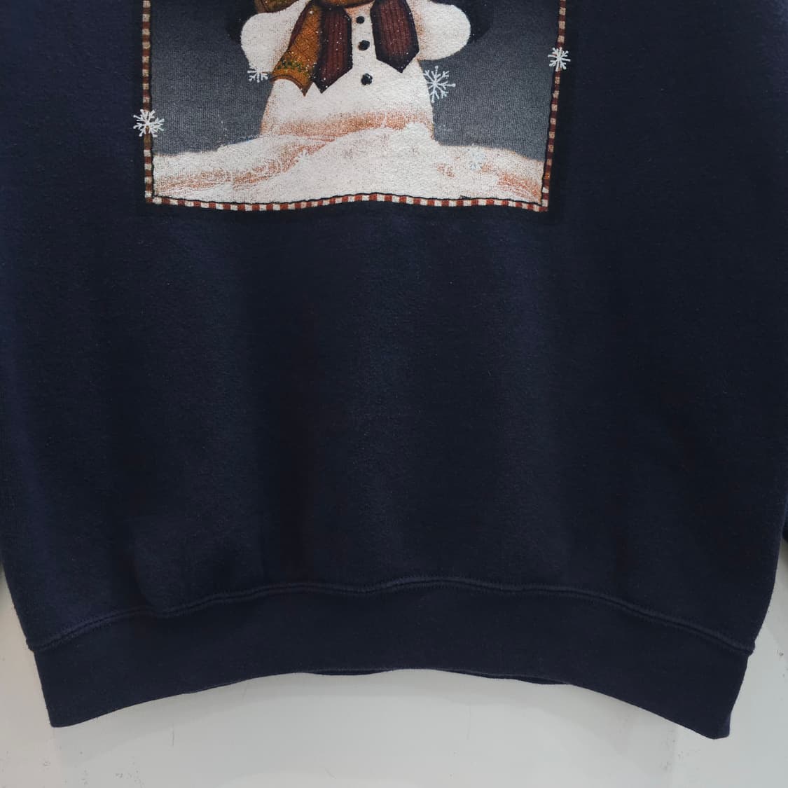 00's Lee 헤비웨이트 스노우맨 맨투맨 기모 상품이미지5