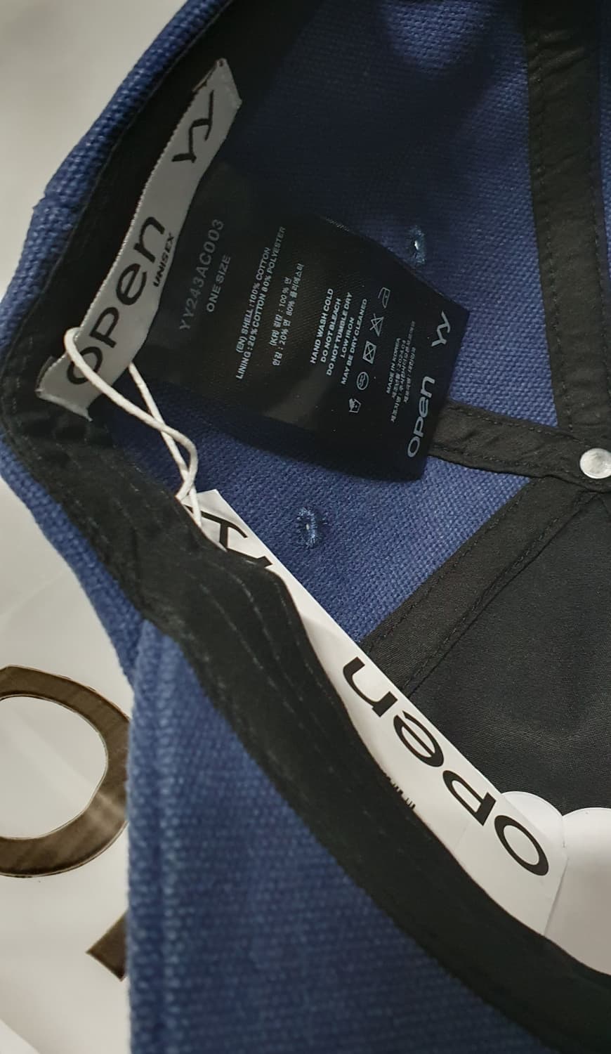 블루 오렌지 오픈와이와이 볼캡 모자   상품이미지6