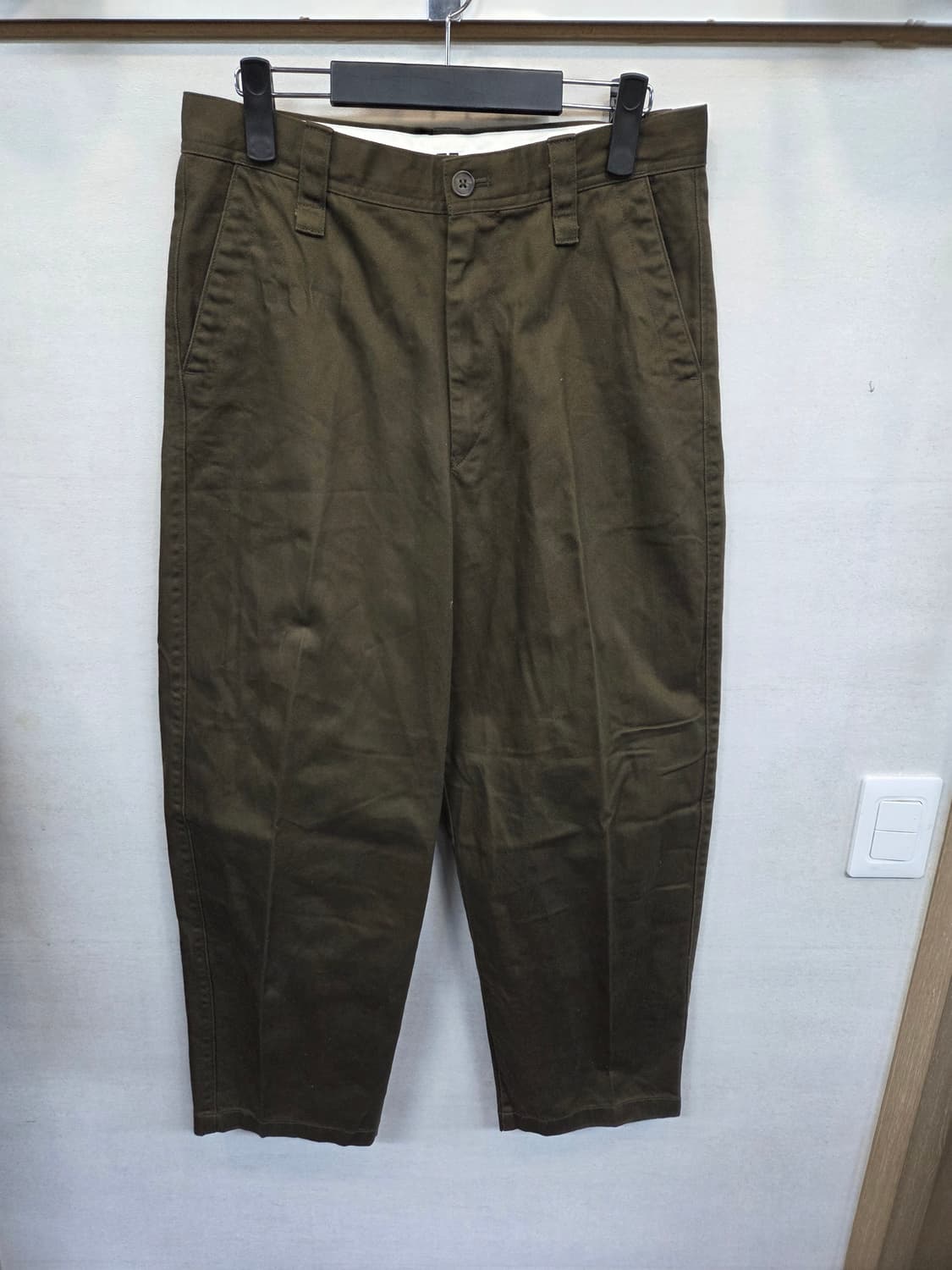 유니클로 u 르메르 코튼팬츠 브라운 76 m 상품이미지1