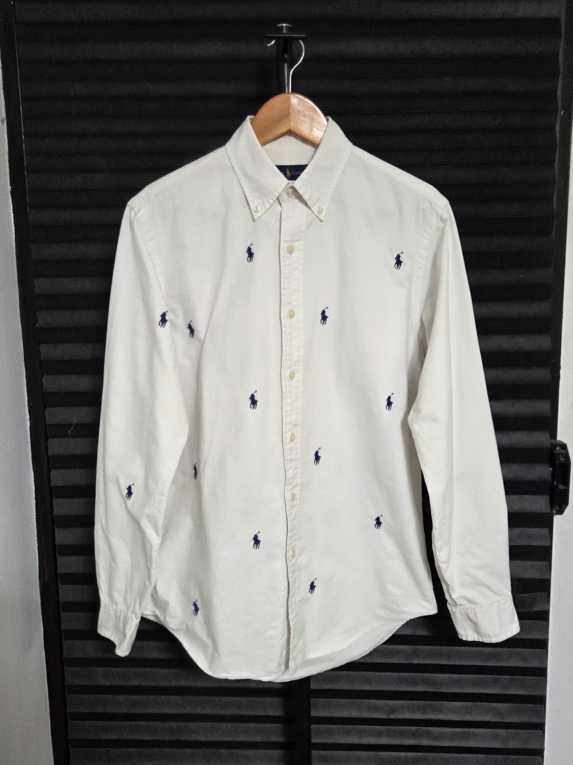 [폴로 랄프로렌] 멀티 포니 자수 클래식 핏 코튼 셔츠 | 00153 상품이미지1