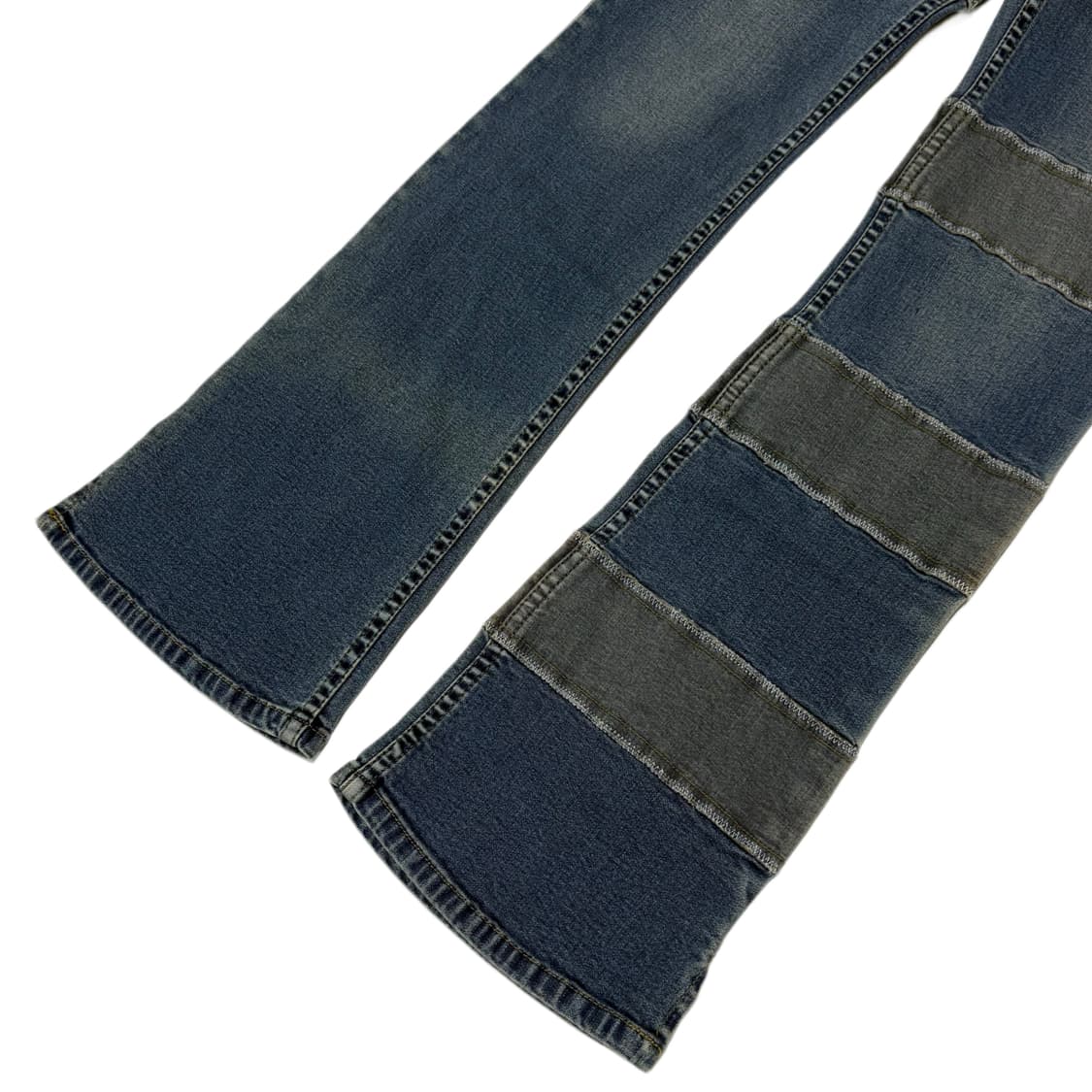 kinky patchwork boot cut jeans 상품이미지4