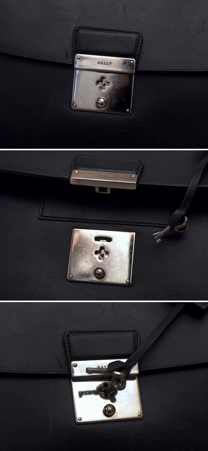 발리 (BALLY) 로아노 클래식 패드락 베지터블 레더 플랩 숄더백 상품이미지8