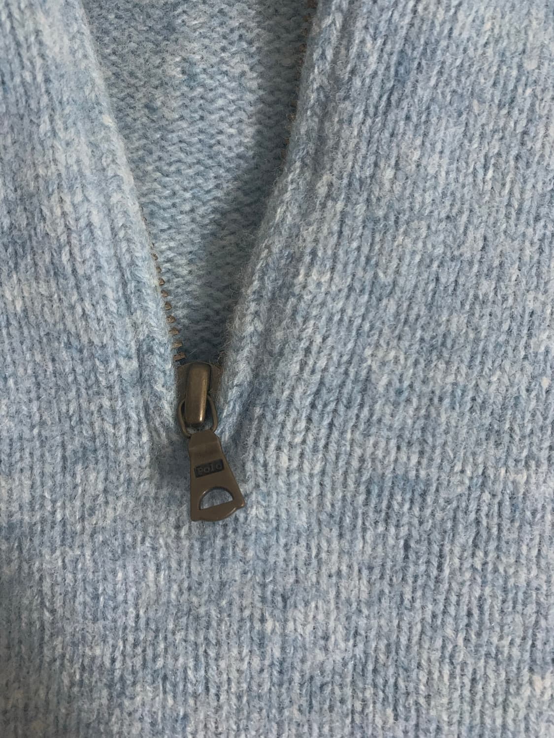 폴로 반집업 니트 상품이미지4