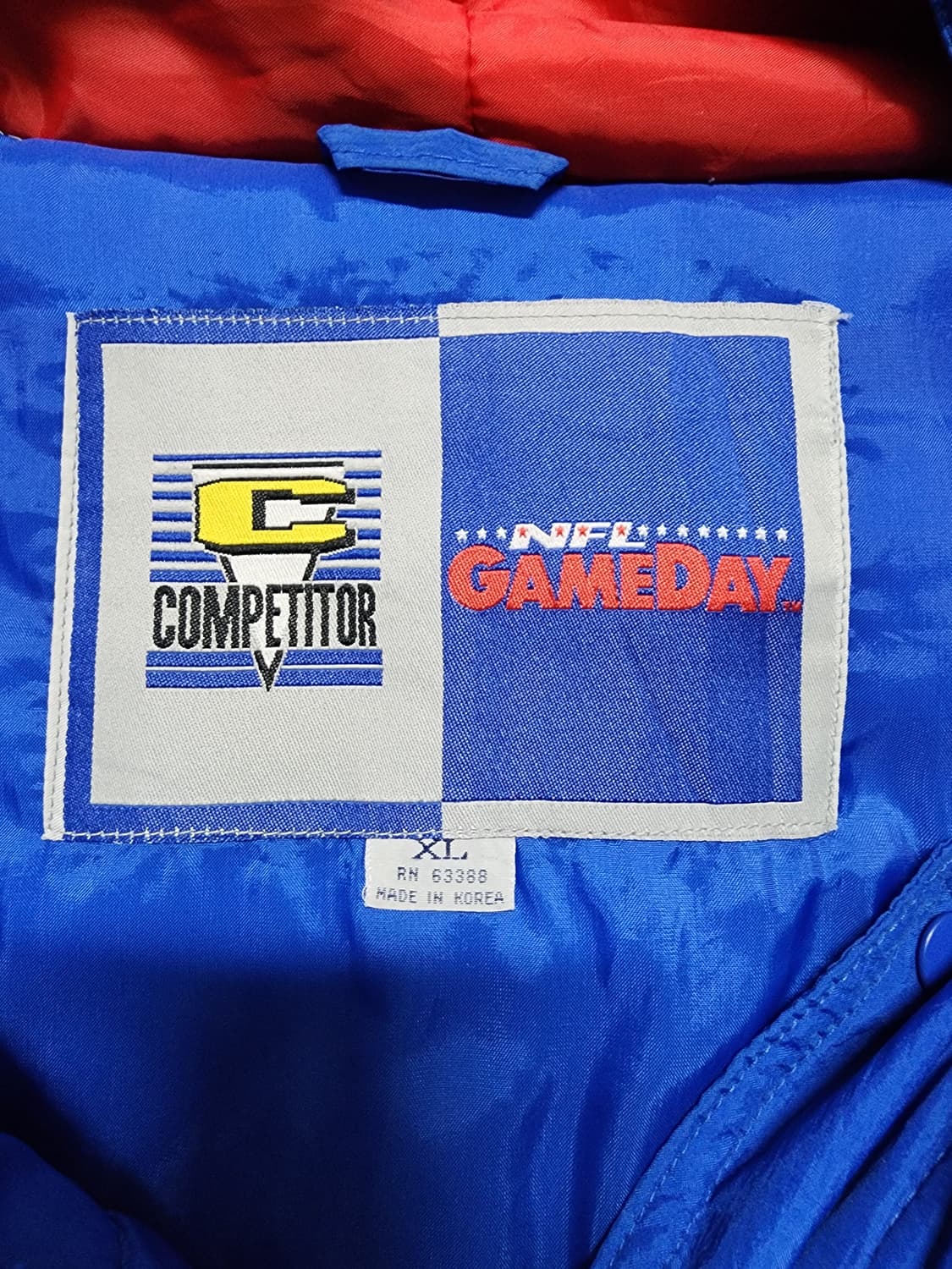90's NFL 뉴욕 자이언츠 게임데이 후드자켓 상품이미지5