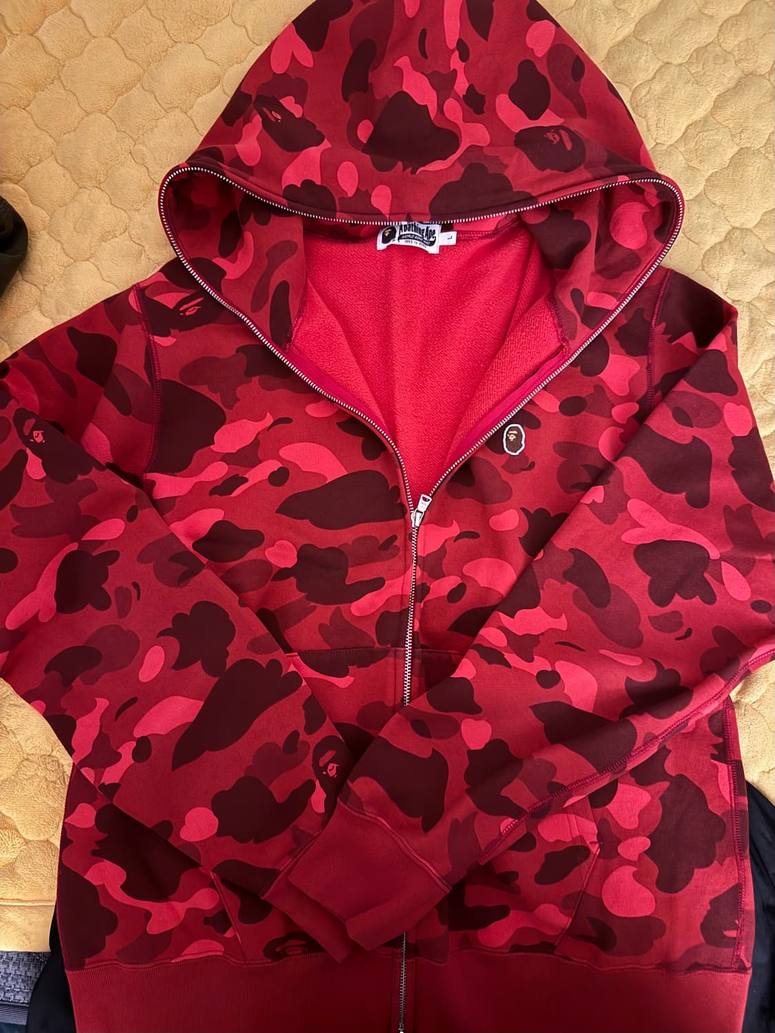 베이프 카모 후드집업 적계 상품이미지1