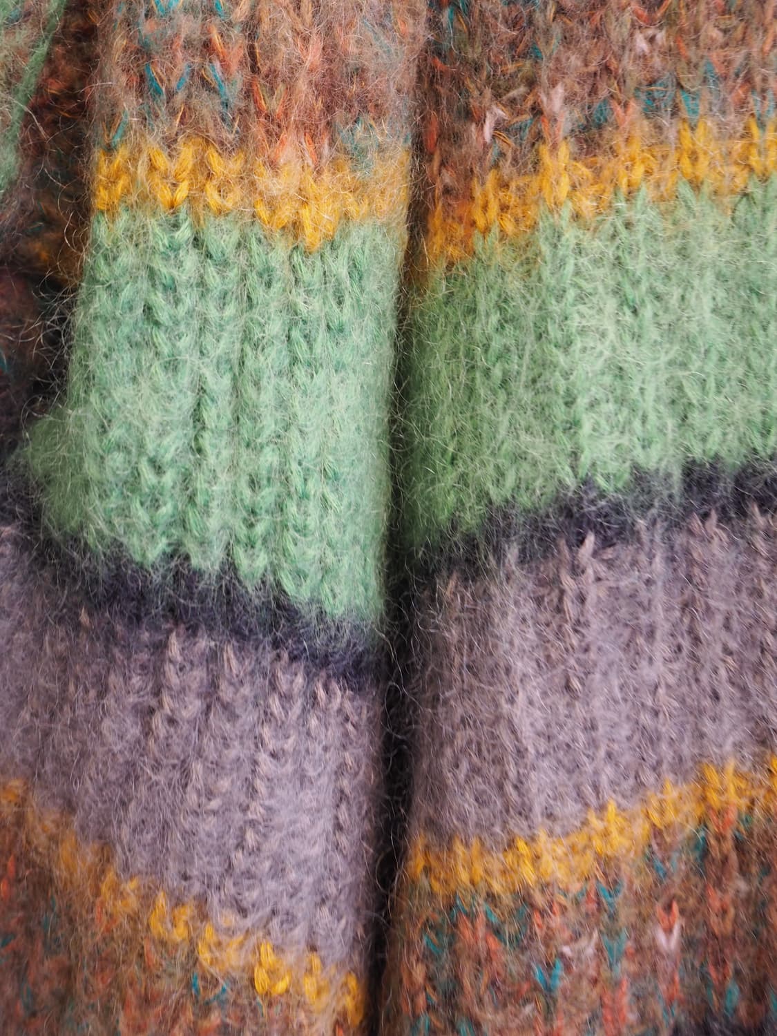 퍼버즈 스트라이프 모헤어 가디건 상품이미지8