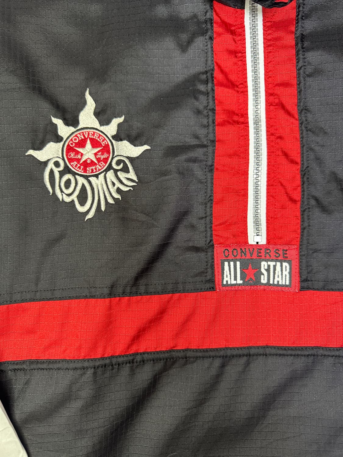 빈티지 90s 컨버스 x 데니스로드맨 립스탑 아노락 M 상품이미지3