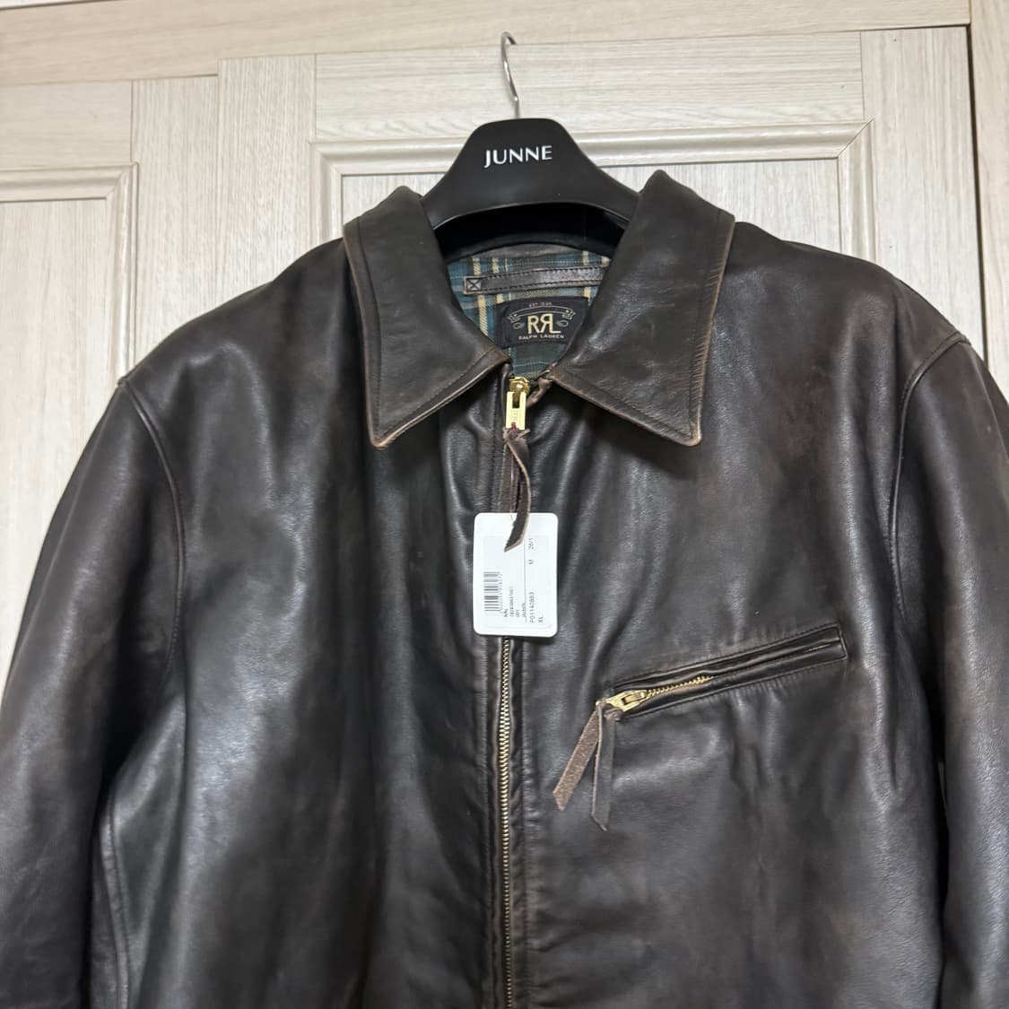 [XL] RRL 뉴스보이 레더 자켓 상품이미지2