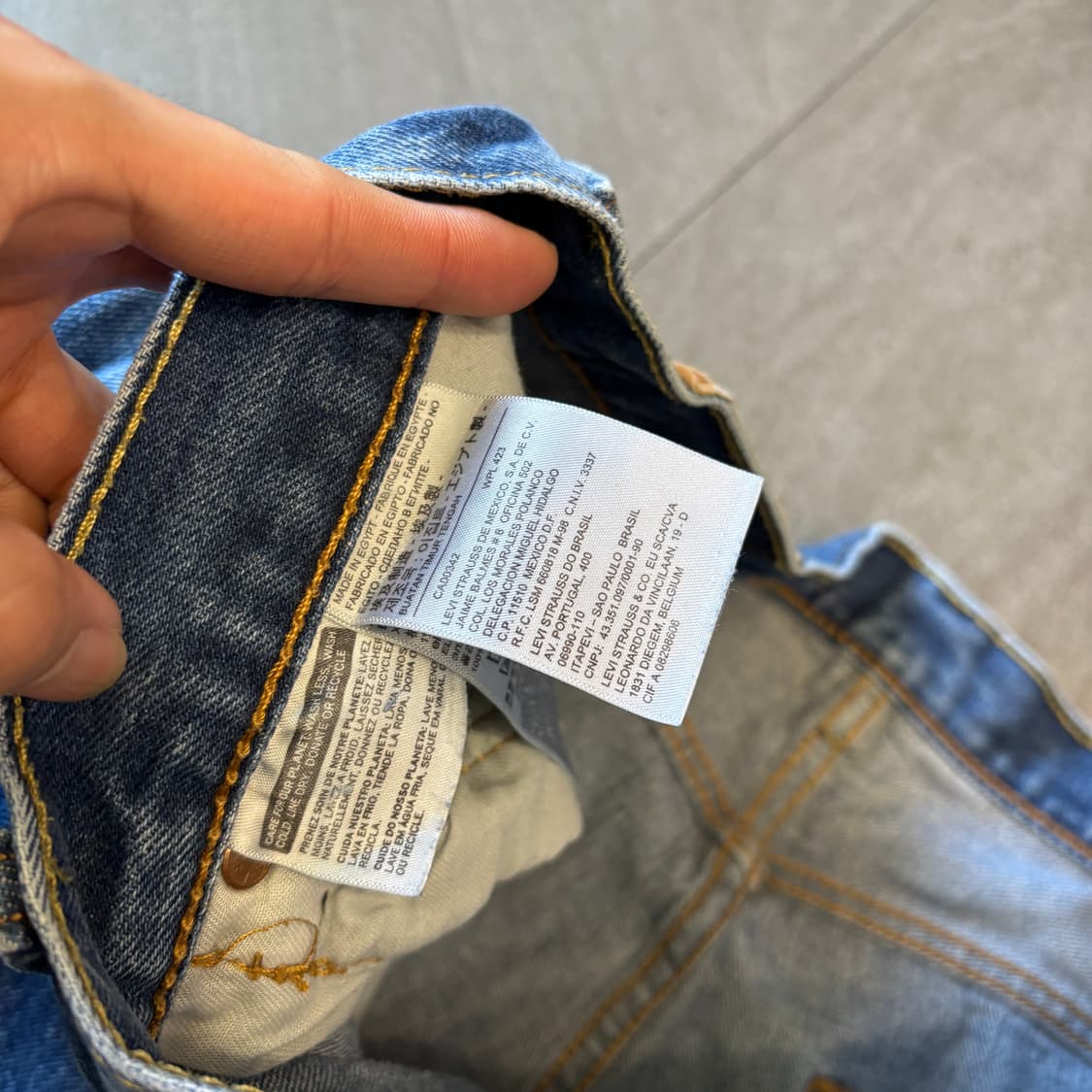 리바이스 정품 오리지널 바지 501 데님 팬츠 상품이미지6