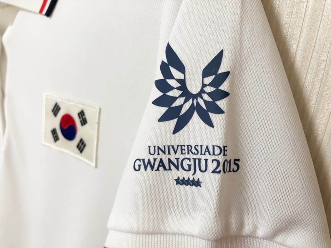 노스페이스국대 팀코리아 2015 광주유니버시아드 국대폴로티셔츠 XL95 상품이미지1