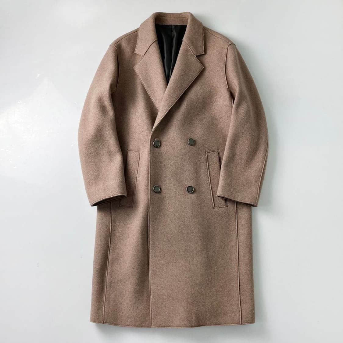 시스템 19FW 세미 오버 더블 롱 코트 PR1608 상품이미지1