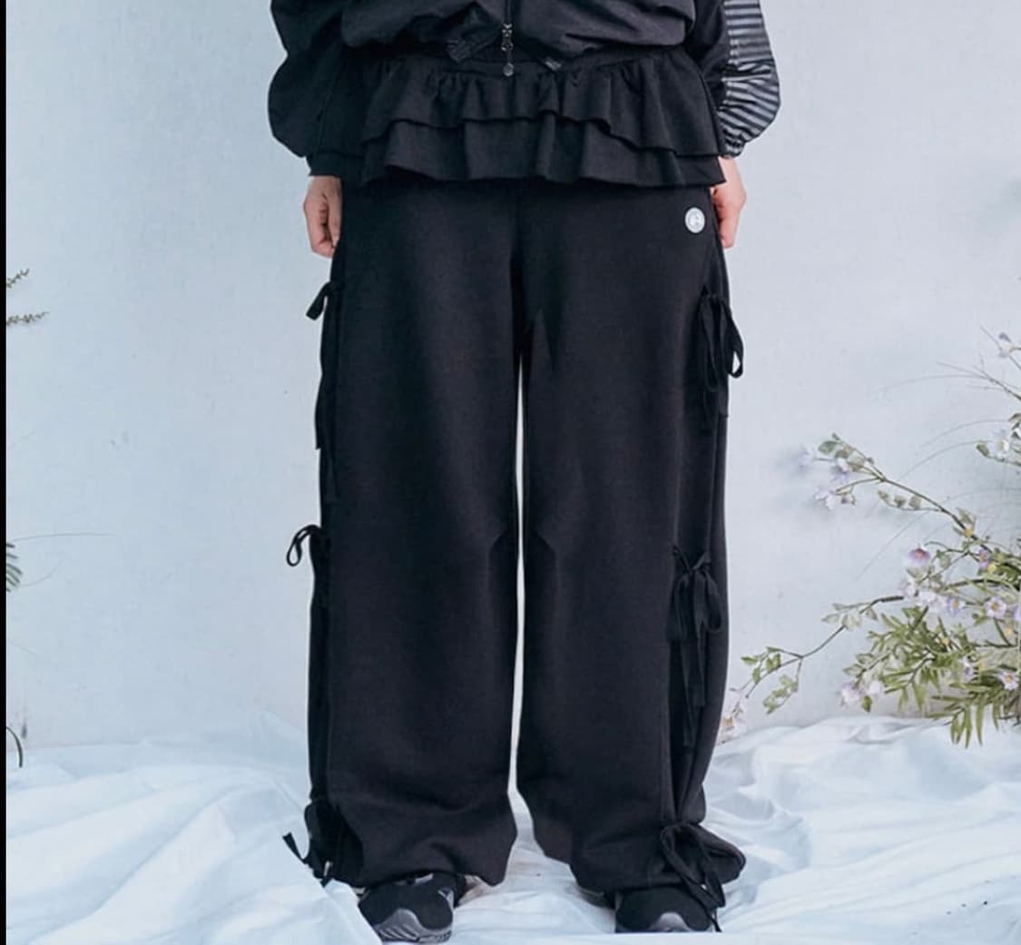 허그유어스킨 프릴 스커트 조거 팬츠 상품이미지1