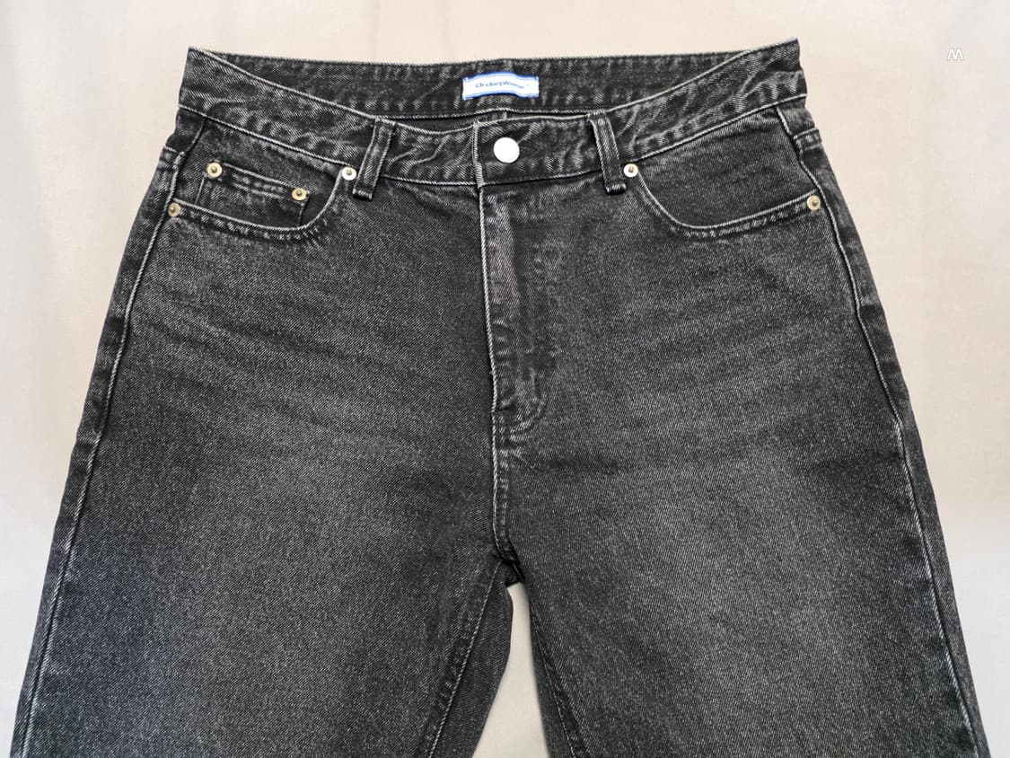 오더플리즈 블랙 데님 팬츠 [사이즈3] 상품이미지1