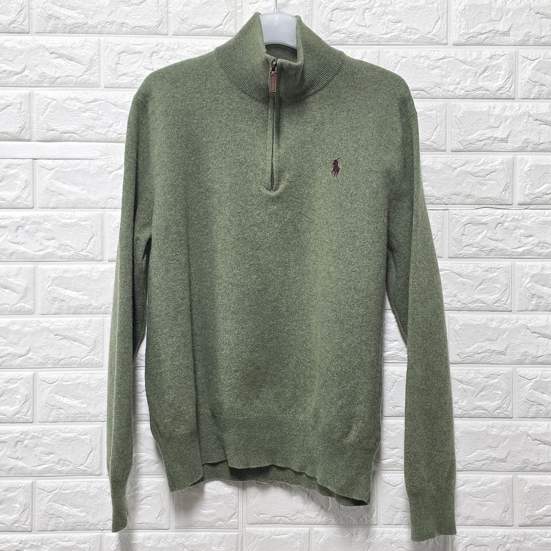 택포_ 폴로 랄프로렌 하프집업 니트 M 상품이미지1