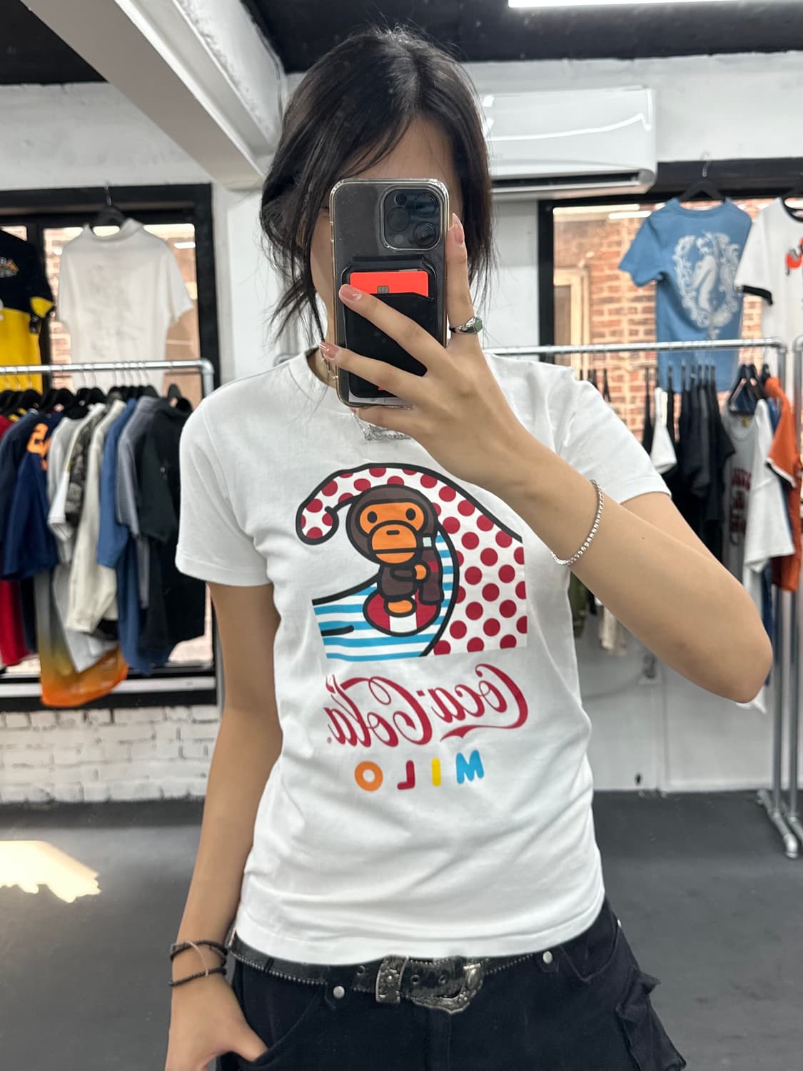 베이프 마일로 x 코카콜라 티셔츠 상품이미지1