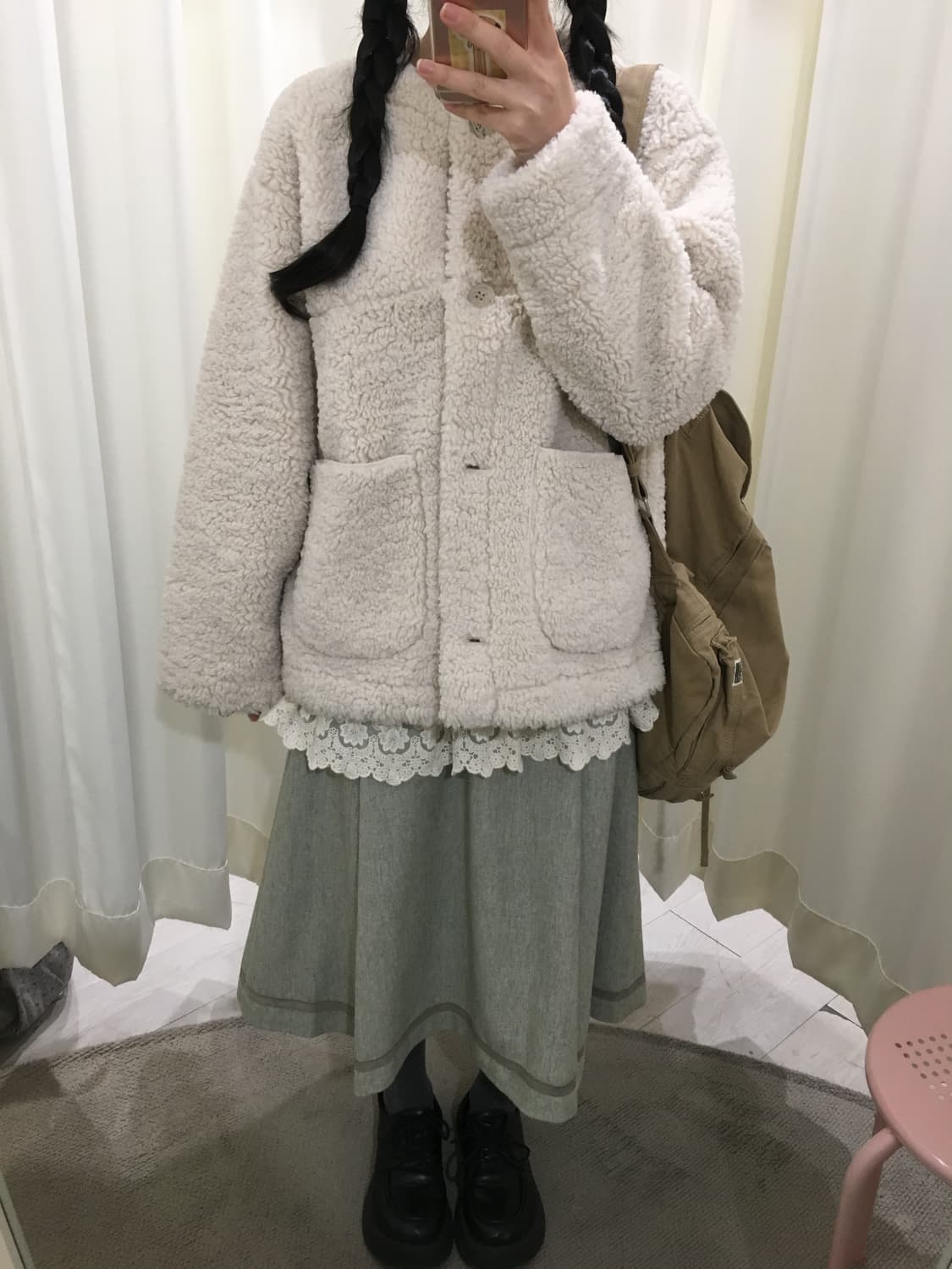 양털 뽀글이 자켓 상품이미지2