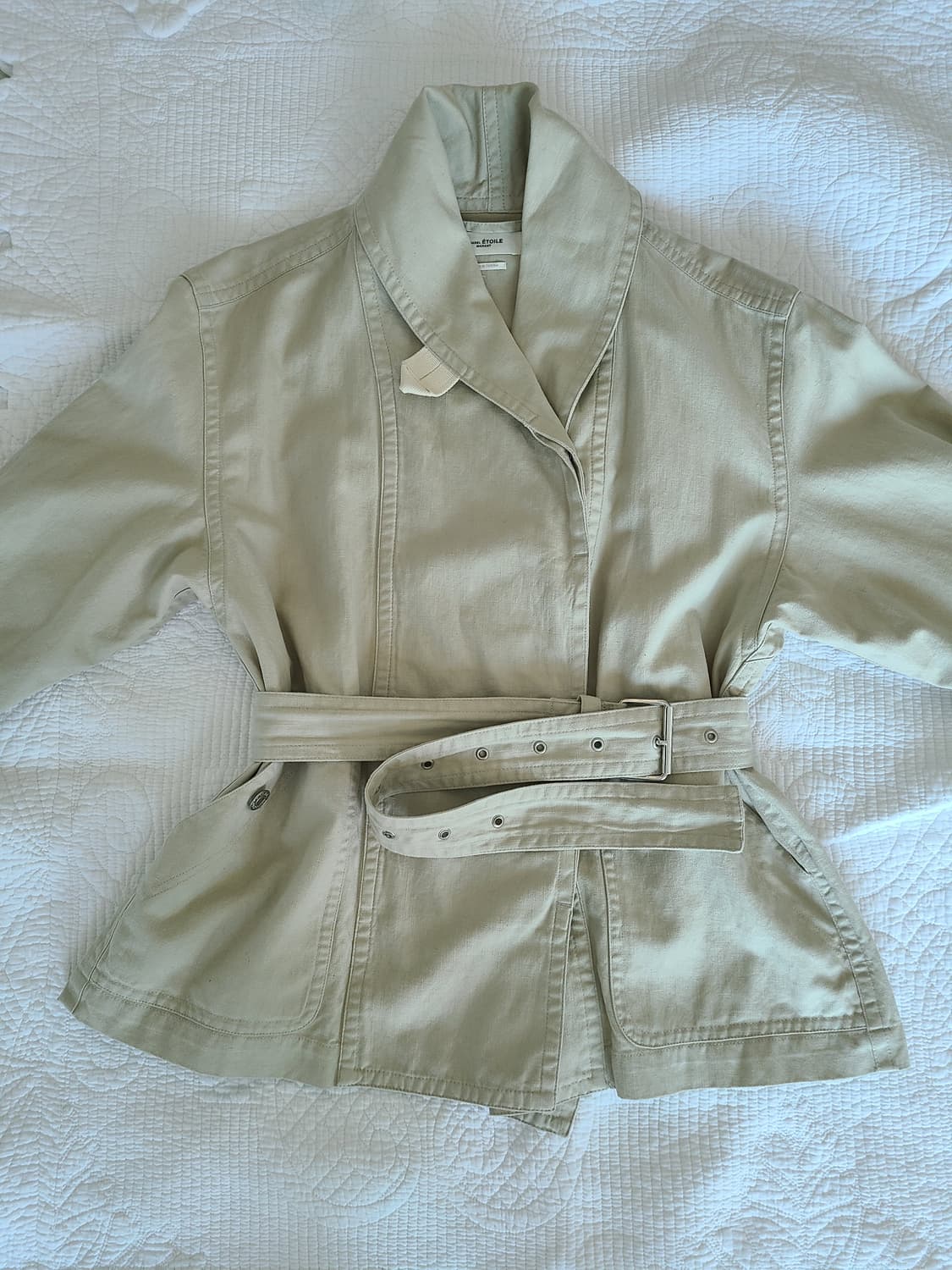 마랑 에뜨왈 하이넥 벨티드 자켓 상품이미지8