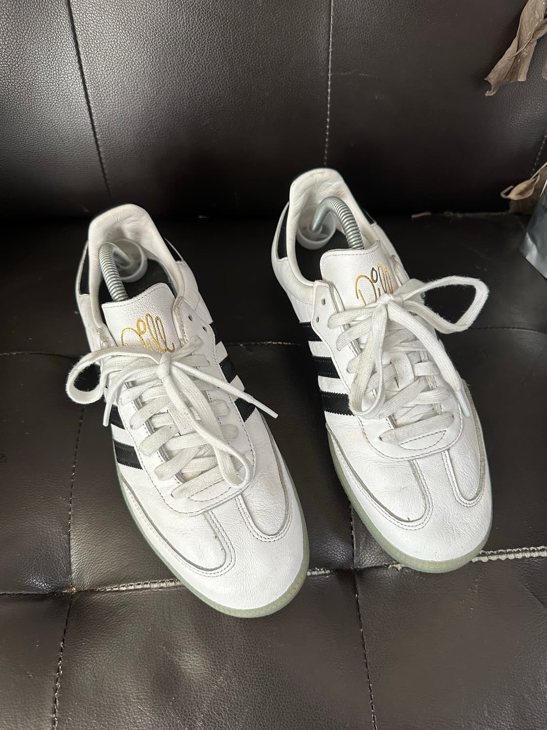 아디다스 x 딜 삼바 화이트 블랙 275 상품이미지4