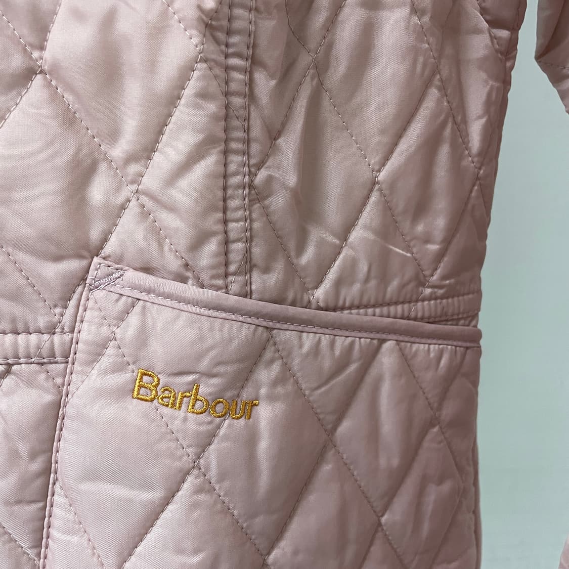 바버 퀄팅 핑크 자켓 새상품 34(W) 상품이미지4