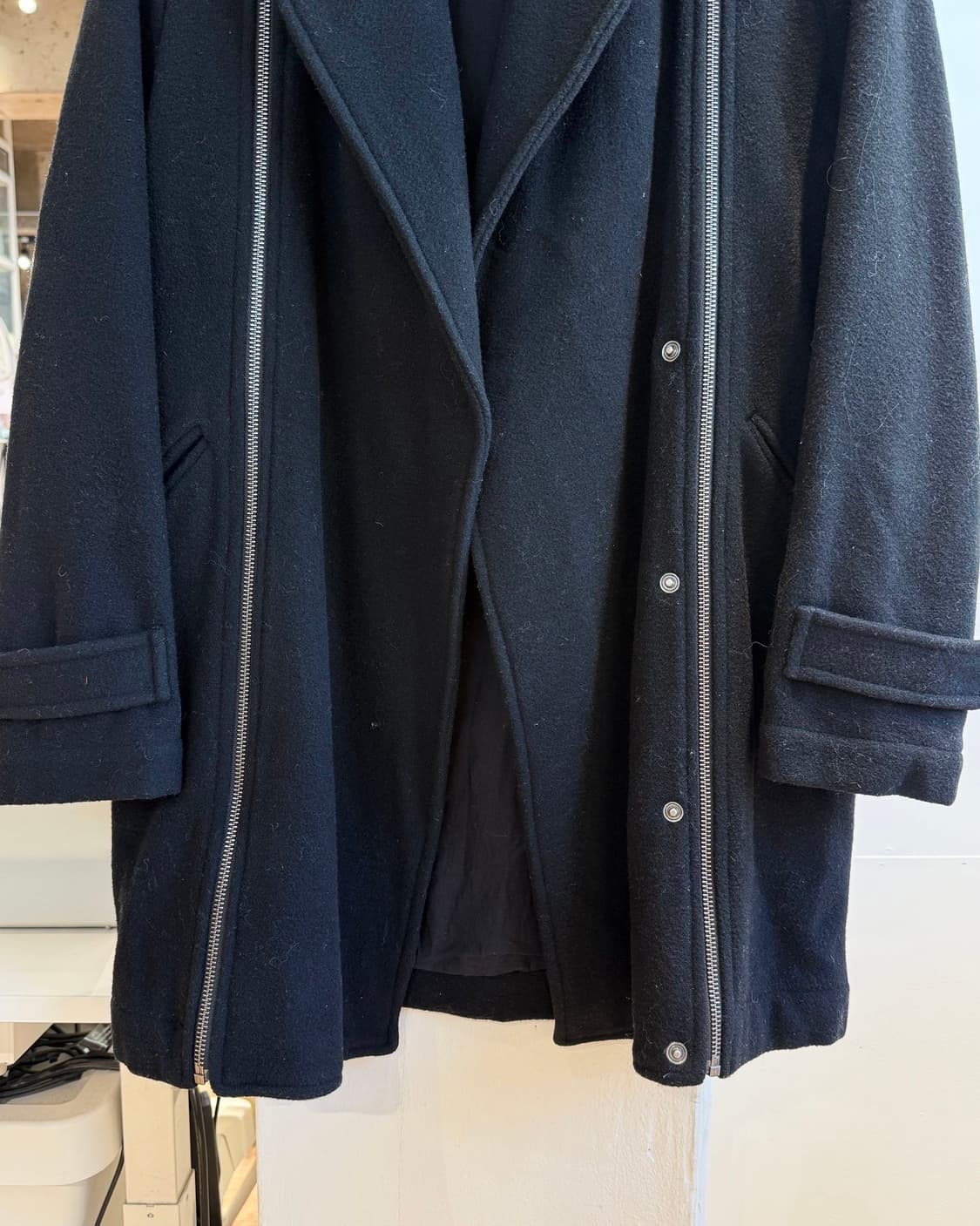 mm6 블랙 지퍼 울 자켓  상품이미지6