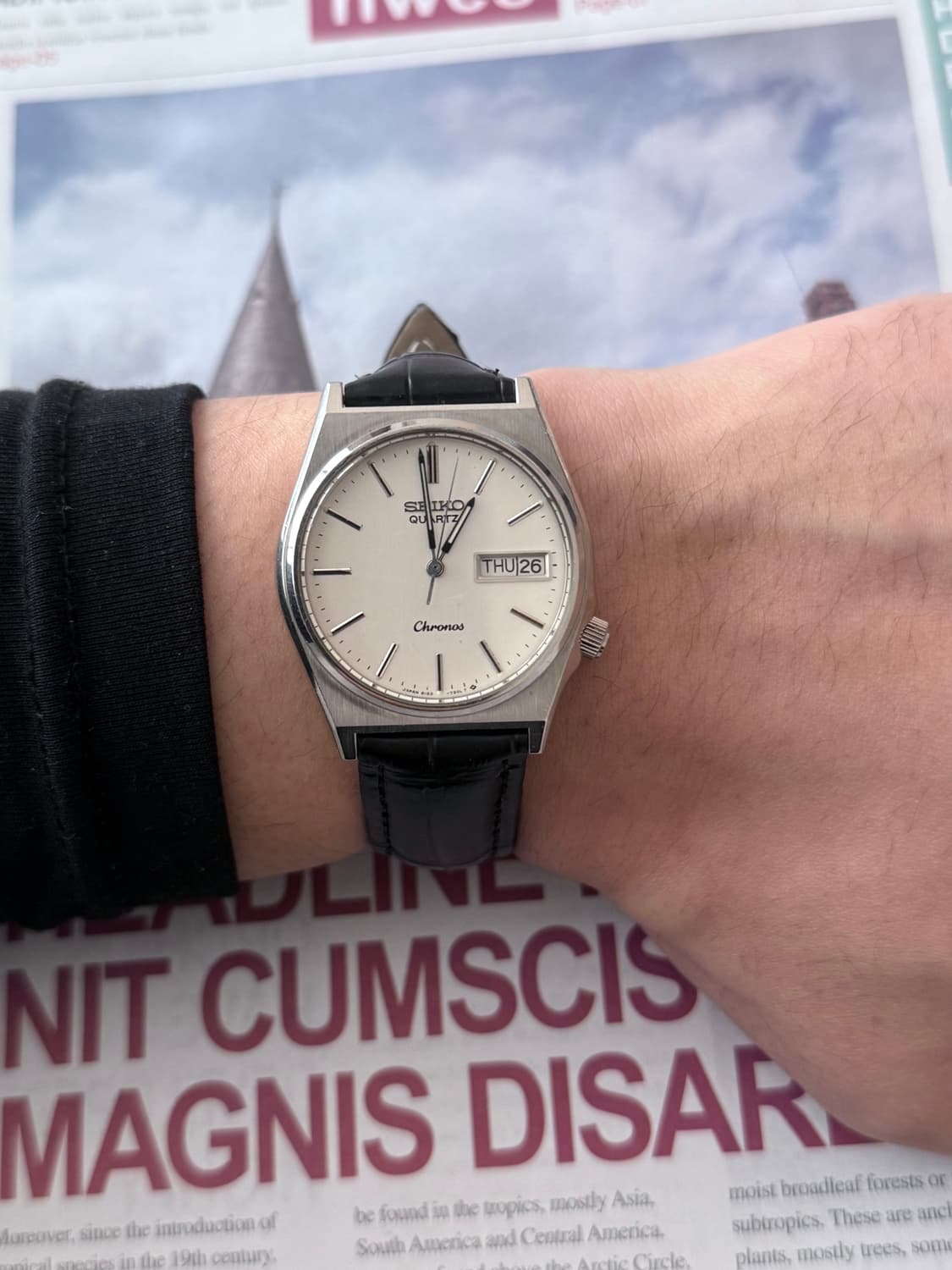 세이코 Seiko Chronos 쿼츠 데이 데이트 상품이미지5