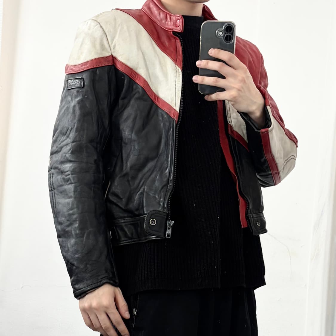 Polo 소가죽 레이싱 자켓 상품이미지3