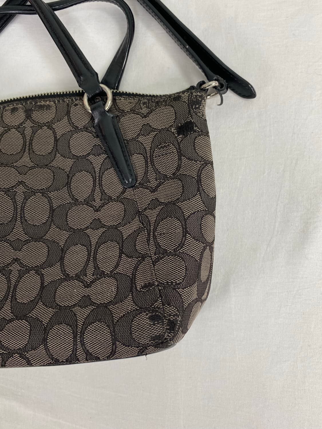 코치 COACH 시그니처 미니 크로스백 토트백 <30> 상품이미지5