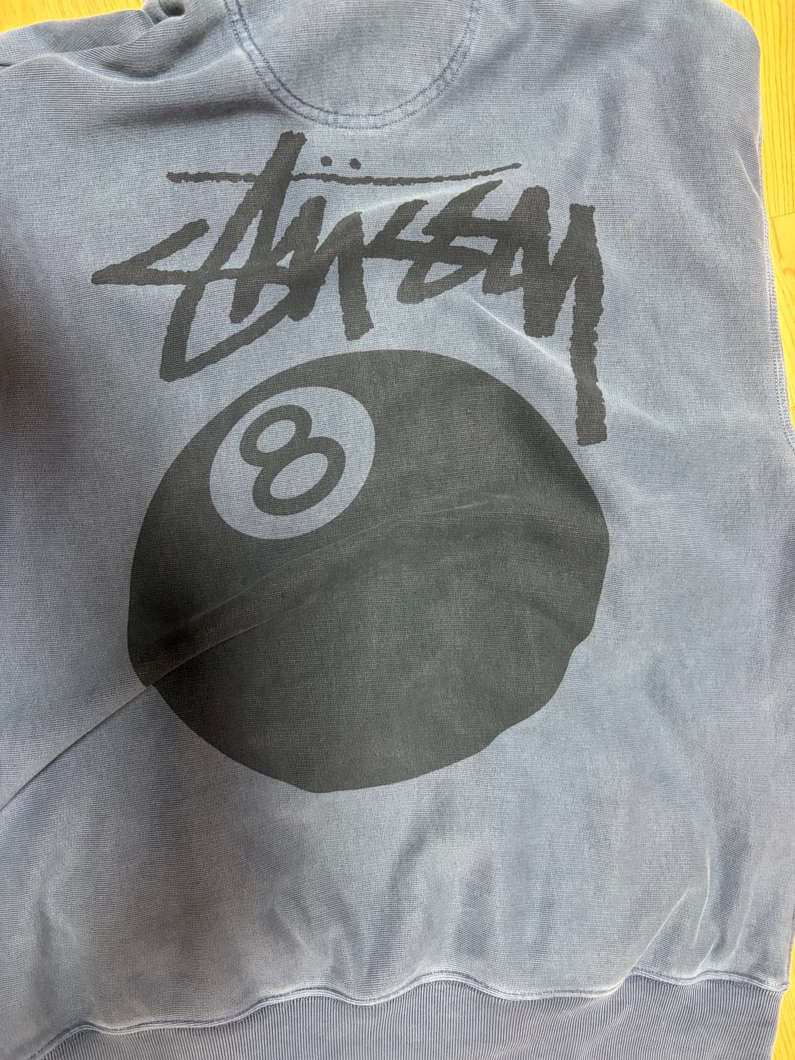 스투시 피그먼트 8볼 후드티 네이비 M 상품이미지3