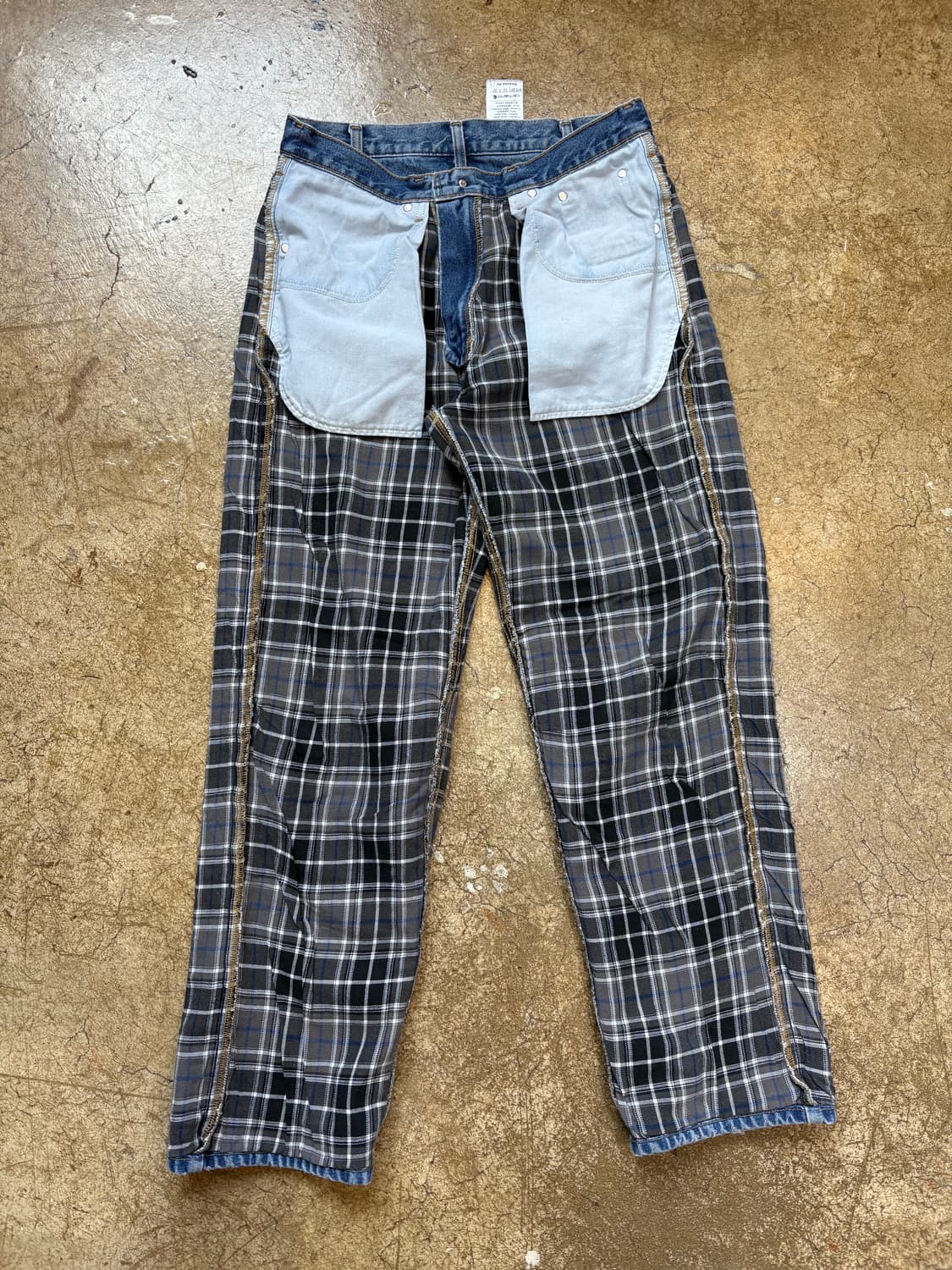 칼하트 빈티지 체크 블랭킷 데님 상품이미지2