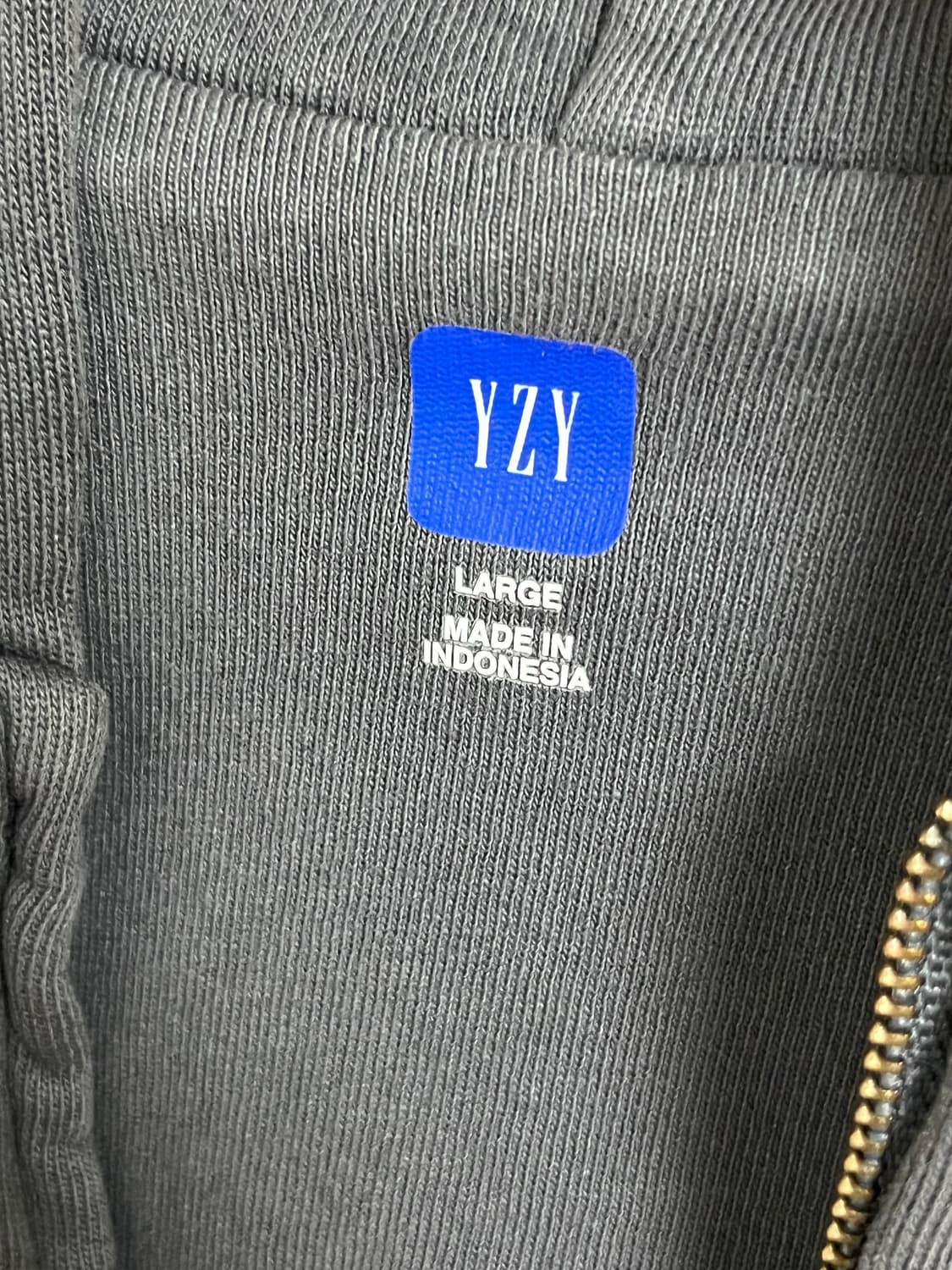 이지 후드집업 다크그레이 L 상품이미지4