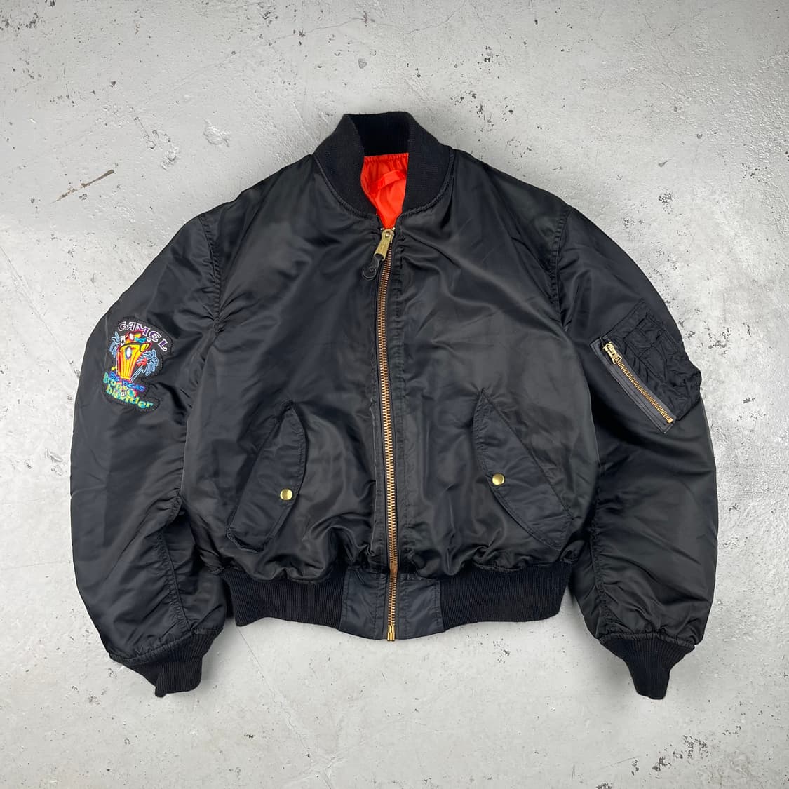 빈티지 Camel 90s 라스베가스 프로모션 패치 MA-1 자켓 상품이미지1