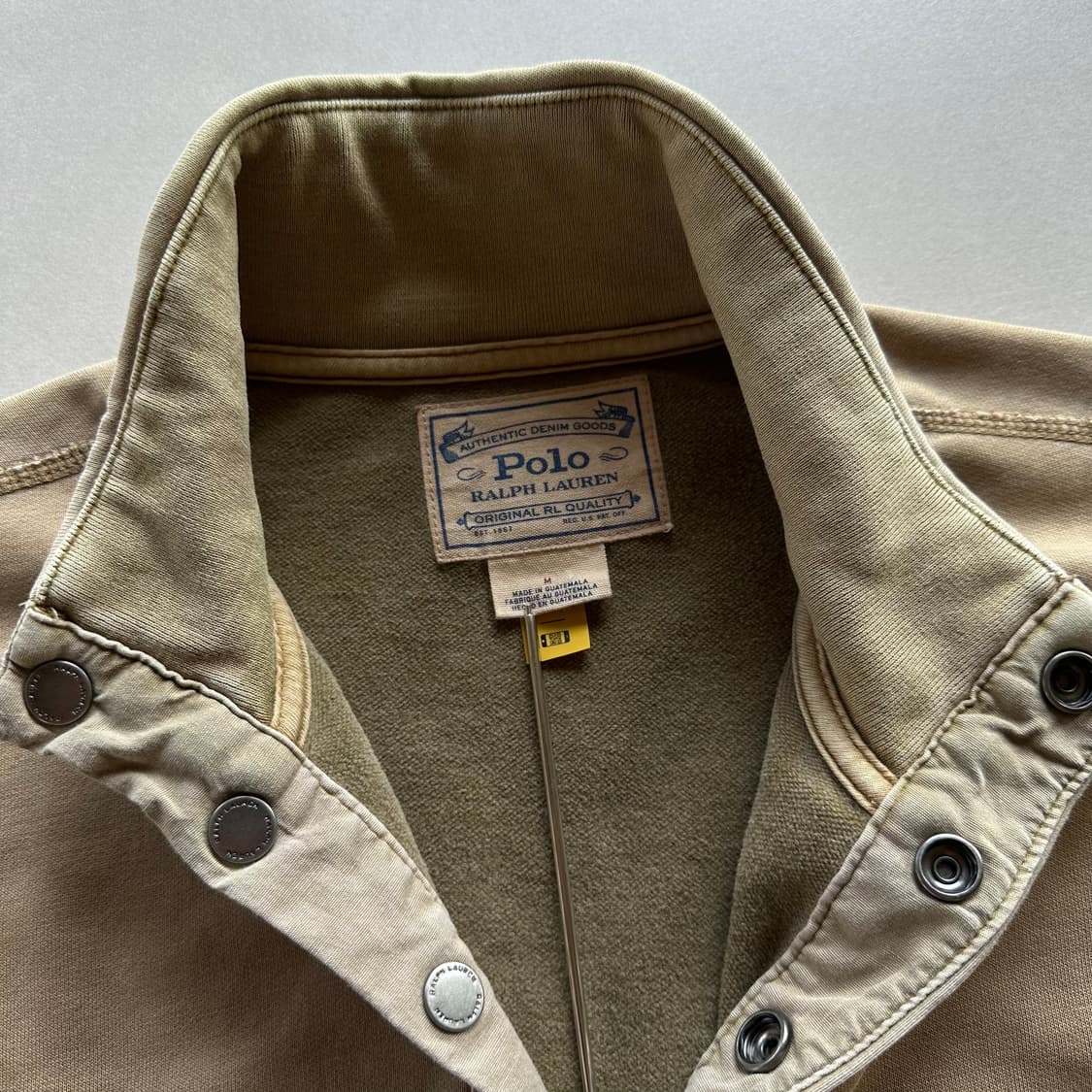 [M-L]폴로 랄프로렌 풀오버 스냅 맨투맨 상품이미지8