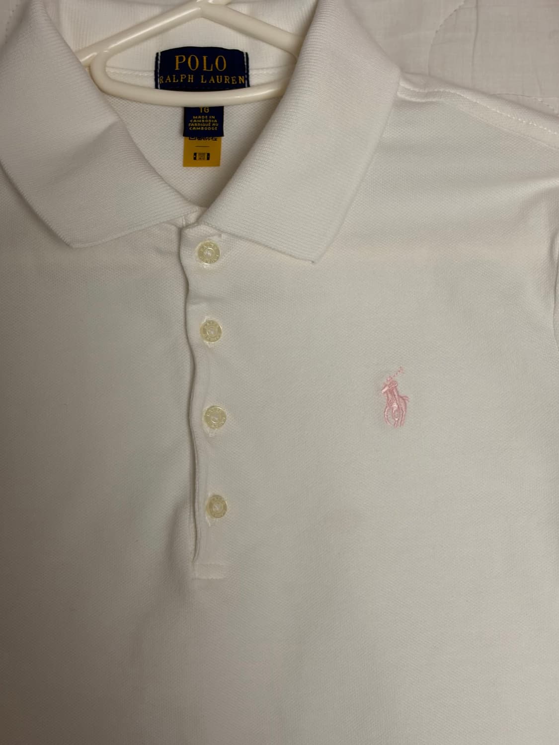 폴로랄프로렌 걸즈 반팔 카라티(XL16) 상품이미지2