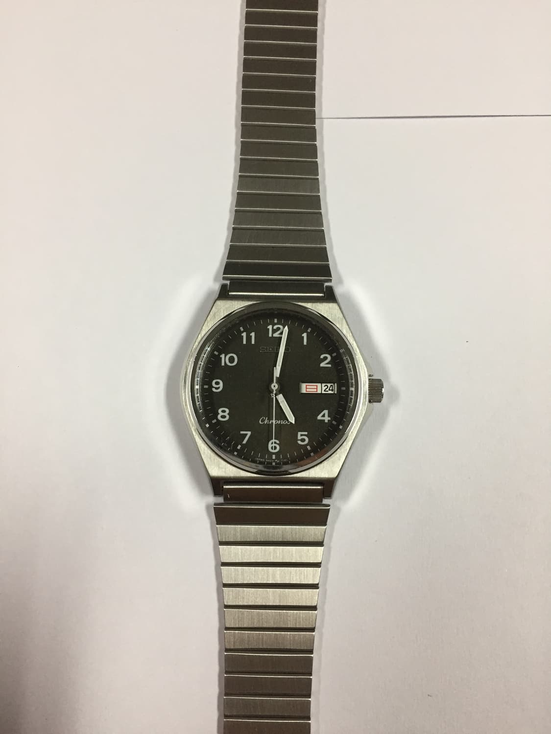 80s seiko chronos arabic quatz day-date 상품이미지9