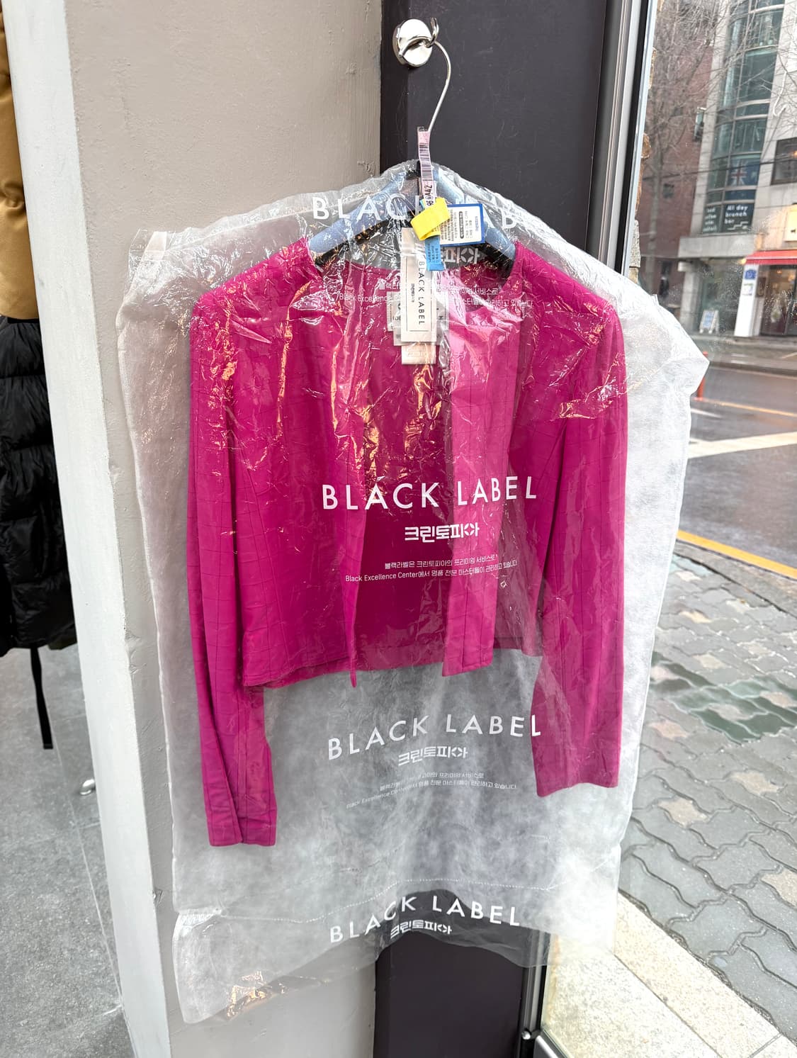 40/ 샤넬 Identification 00s 퀼팅 크롭 노카라 자켓 상품이미지3