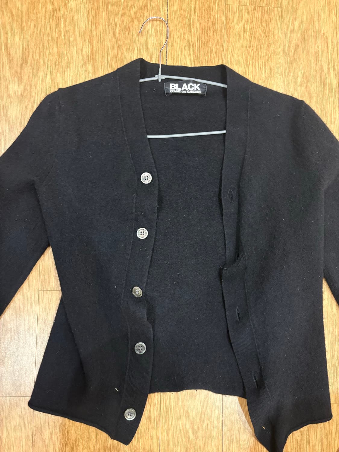 꼼데가르송 블랙 가디건 상품이미지4