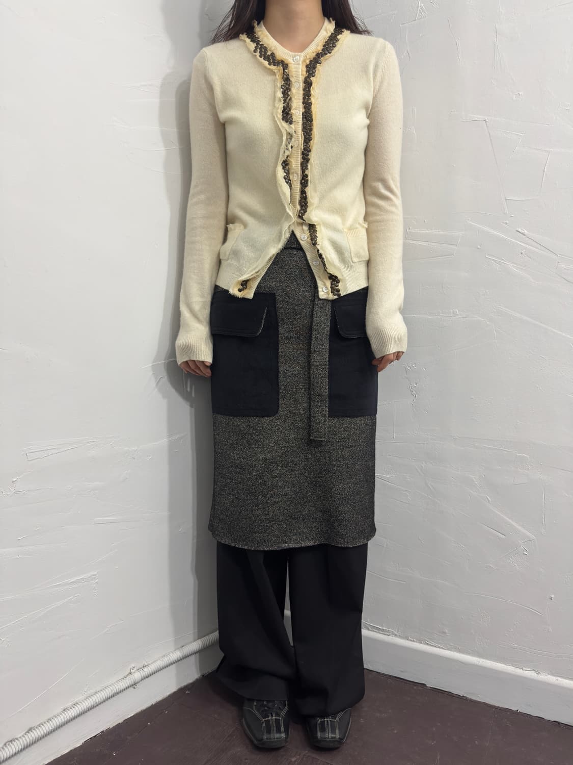 design pokcet midi skirt 상품이미지1